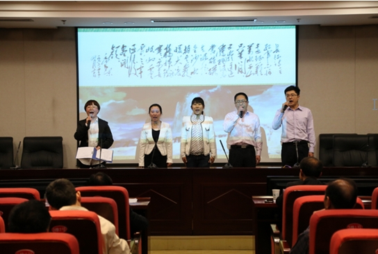 工程所劉寧、楊洋同志參加“讀千古詩文、做時代楷模”誦讀古典詩文大賽